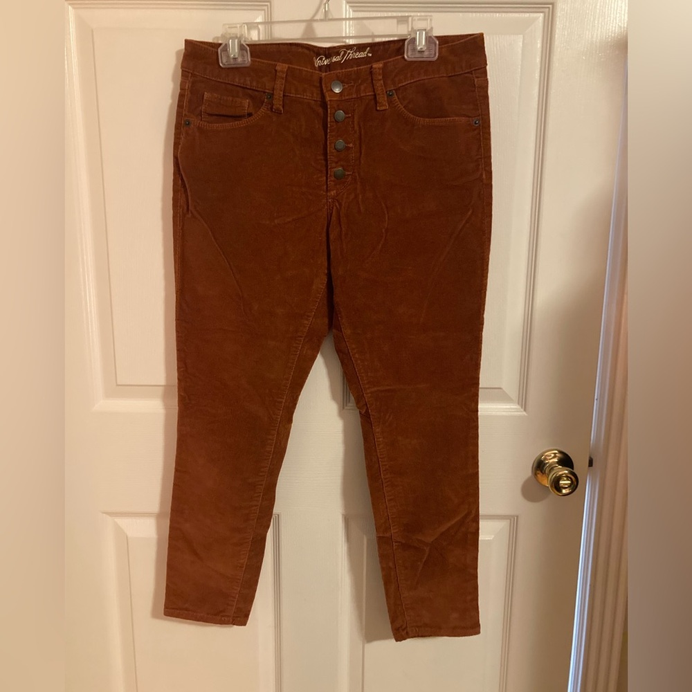 Women’s universal thread corduroy butterfly jeans 10/30s